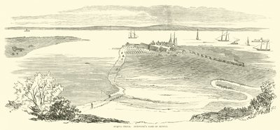 Acquia Creek, base di rifornimento di Burnside, novembre 1862 da American School