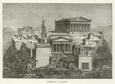 Acropoli di Atene da American School