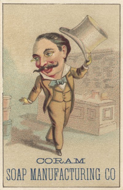 Pubblicità per la Coram Soap Manufacturing Co., c.1880 da American School