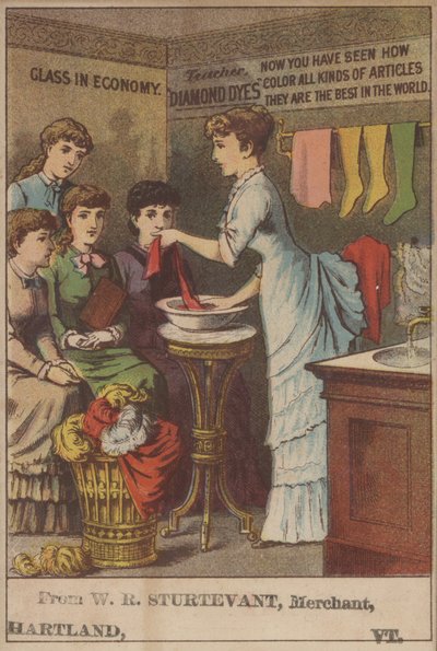 Pubblicità per Diamond Dyes da American School