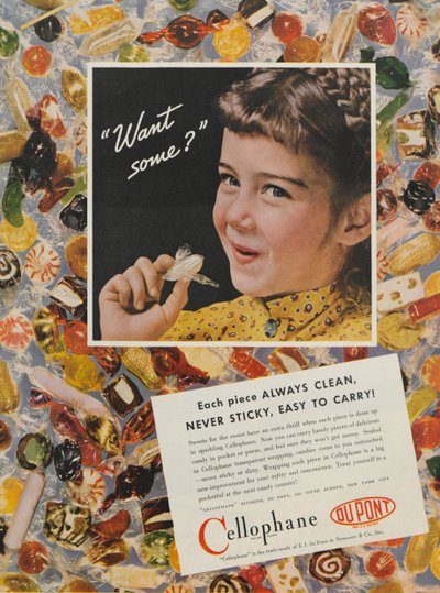 Pubblicità per DuPont Cellophane, 1937 da American School