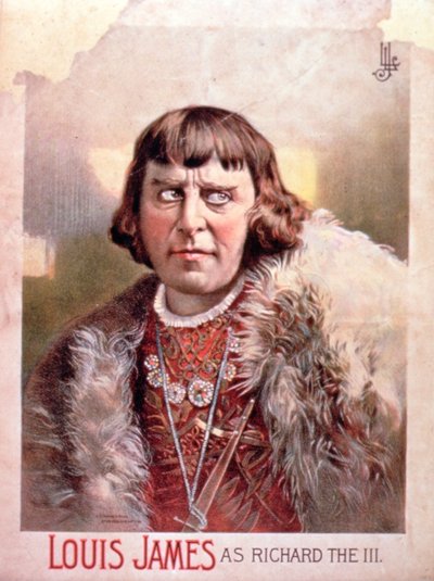 Pubblicità per Louis James come Riccardo III da American School