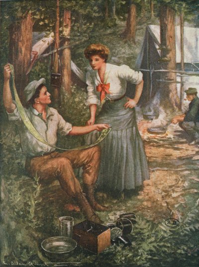 Pubblicità per pellicola in celluloide, 1901 da American School