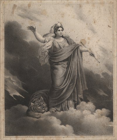 Figura allegorica (litografia) da American School