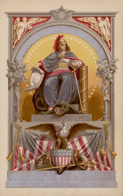 Figura allegorica che rappresenta gli Stati Uniti d