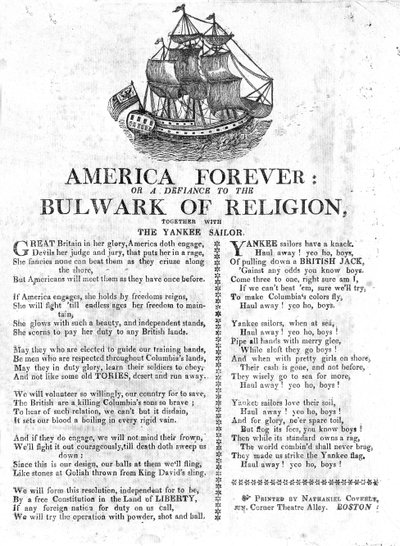 America Forever o una Sfida alla Roccaforte della Religione, insieme al Marinaio Yankee da American School