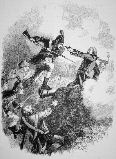 Il generale americano Anthony Wayne cattura la roccaforte britannica a Stony Point con un audace attacco alla baionetta nel luglio 1779 da American School