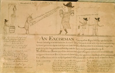 Un esattore, c.1790 da American School