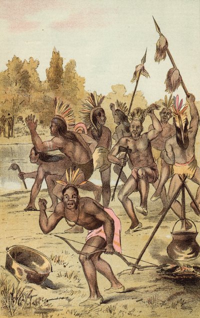 Una danza di guerra insultante da American School