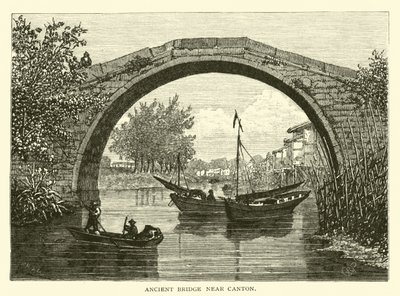 Antico ponte vicino a Canton da American School