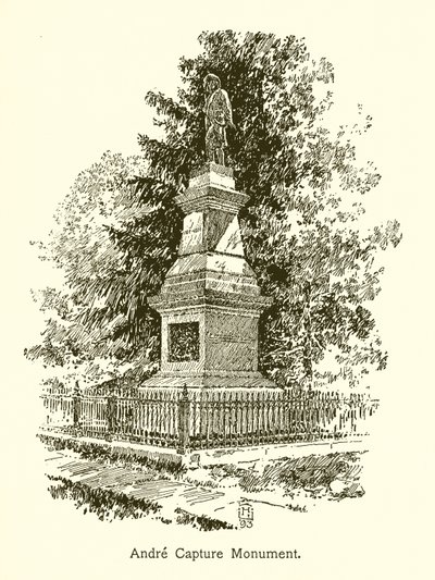 Monumento della Cattura di Andre, West Point da American School