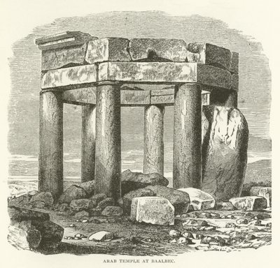Tempio arabo a Baalbek da American School