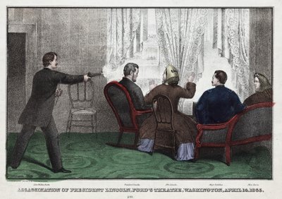 Assassinio del Presidente Lincoln, Teatro Ford, Washington, 14 aprile da American School
