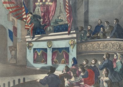 Assassinio del Presidente Abraham Lincoln, c.1865 da American School