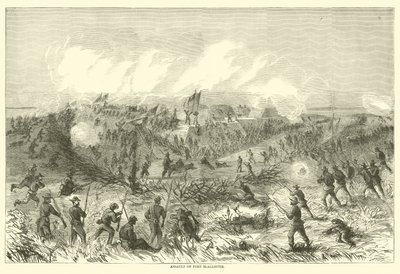 Assalto a Forte McAllister, dicembre 1864 da American School