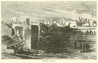 Atlanta in rovina, novembre 1864 da American School