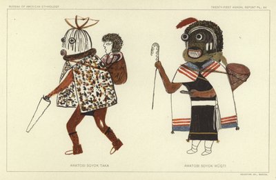 Awatobi Soyok Taka, Awatobi Soyok Wuqti (litografia a colori) da American School