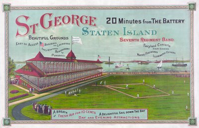 Campo da baseball a St. George Park, Staten Island da American School