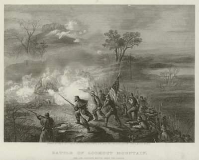 Battaglia di Lookout Mountain, 1863 da American School