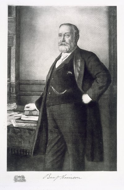 Benjamin Harrison (1833-1901), 23º Presidente degli Stati Uniti d