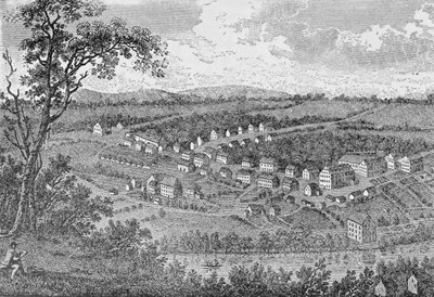 Betlemme, un insediamento moravo in Pennsylvania, da 