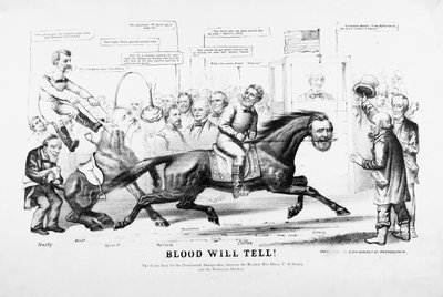 Il sangue parlerà, vignetta politica da American School