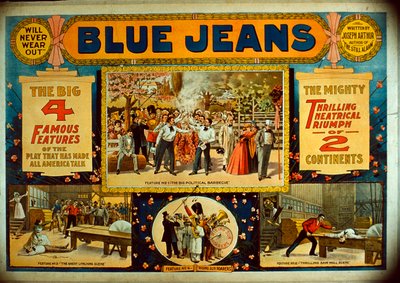 Blue Jeans, c.1890 da American School
