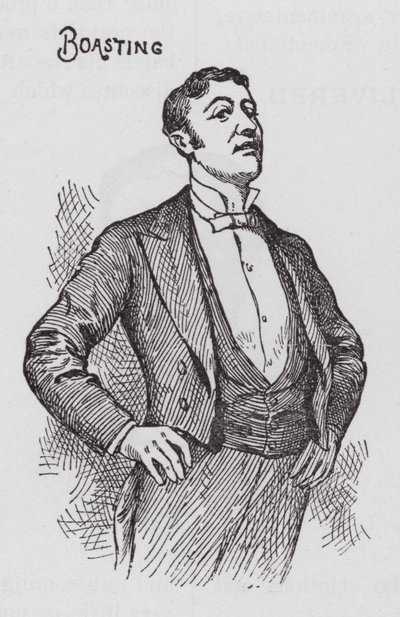 Vantarsi (incisione) da American School