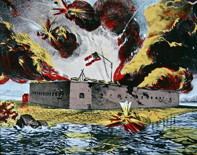Bombardamento di Fort Pulaski, Cockspur Island, Georgia da American School
