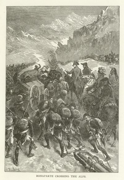 Bonaparte attraversa le Alpi da American School