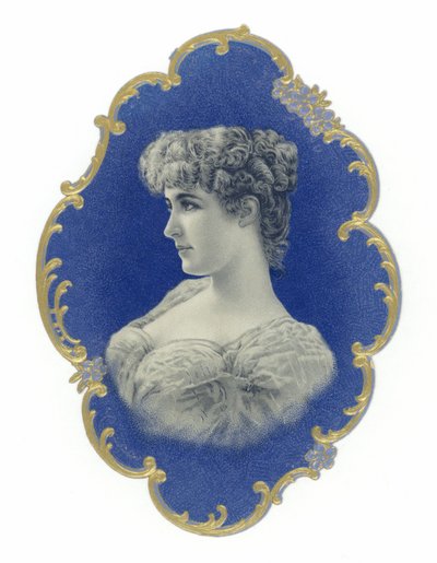 Busto di una giovane donna da American School