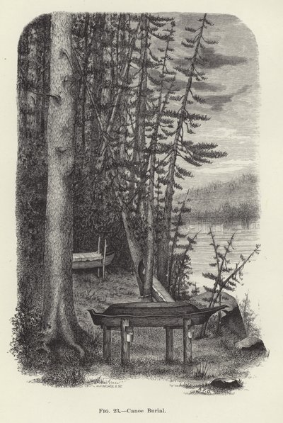 Sepoltura in canoa da American School