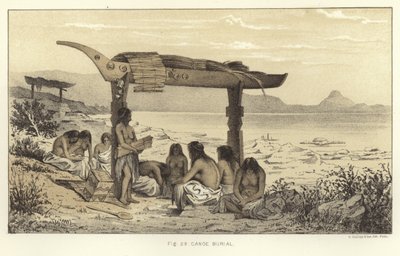 Sepoltura in canoa da American School