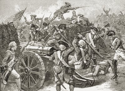 Cattura di un ridotto a Yorktown, 1781, da 