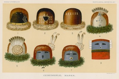 Maschere cerimoniali da American School