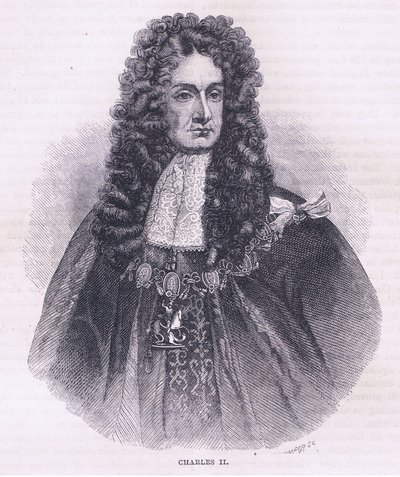 Carlo II (1664), illustrazione da Cassell