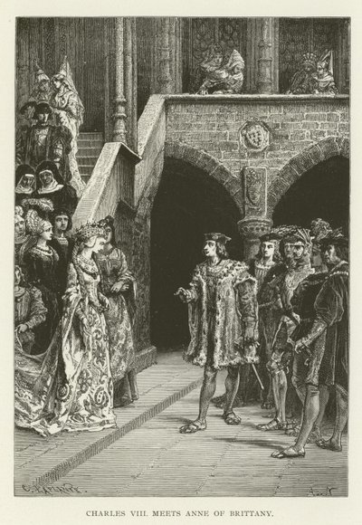 Carlo VIII incontra Anna di Bretagna da American School