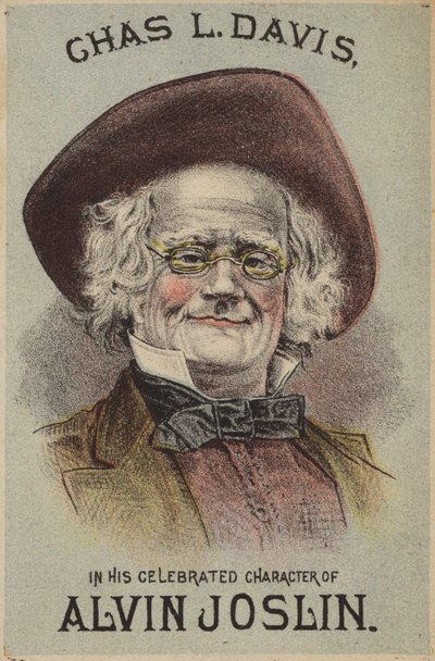 Chas L Davis nel suo celebre personaggio di Alvin Joslin da American School