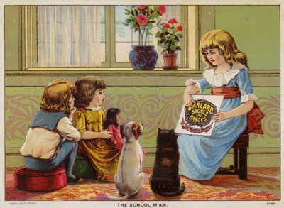 Bambini seduti sul pavimento da American School
