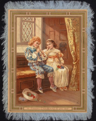 Bambini in costume del XVII secolo da American School