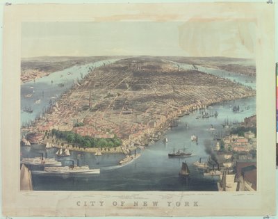 Città di New York, 1856 da American School