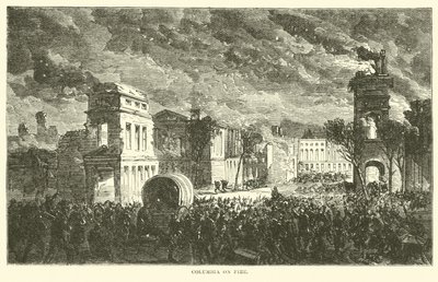 Columbia in fiamme, febbraio 1865 da American School