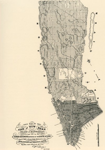 Mappa dei commissari di Manhattan da American School
