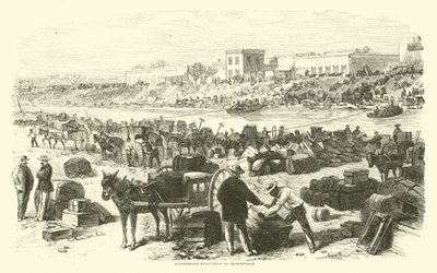 Evacuazione confederata di Brownsville, novembre 1863 da American School