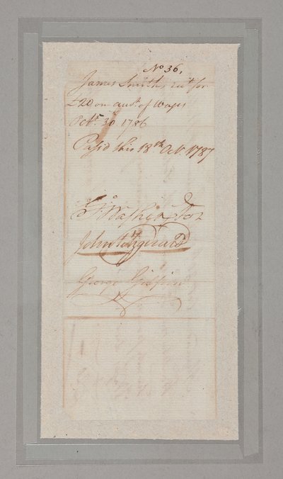 Convenzione Costituzionale: collezione di lettere e documenti firmati da 54 dei 55 delegati alla storica Convenzione del 1787 (penna e inchiostro su carta) da American School