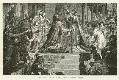 Incoronazione di Carlo Magno, San Pietro, Roma da American School