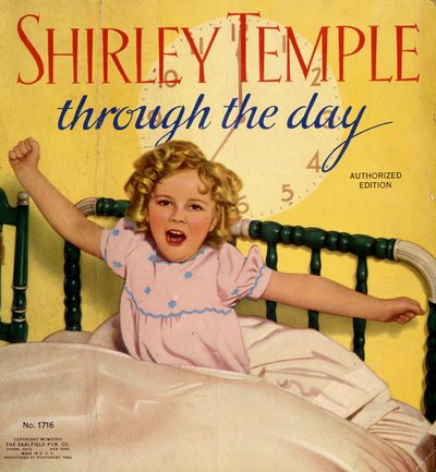 Copertina di una rivista americana: Shirley Temple, attrice cinematografica americana all
