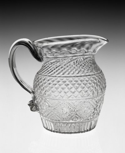 Brocca di crema, c. 1820-1840 da American School