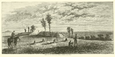 Cresta di Pine Mountain, dove cadde il generale Polk, giugno 1864 da American School
