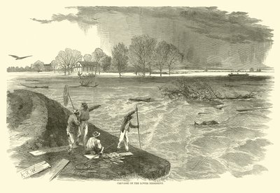 Crepaccio sul Basso Mississippi, 1862 da American School